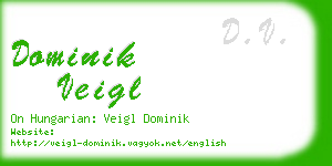 dominik veigl business card